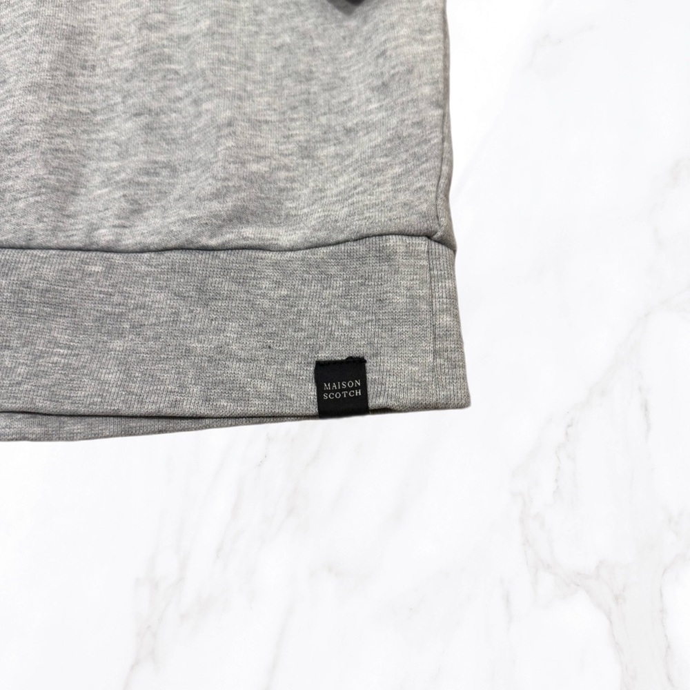 Scotch & Soda Women’s Gray Chalet Maison Crewneck Sweatshirt, Size M‎ - Picture 5 of 9
